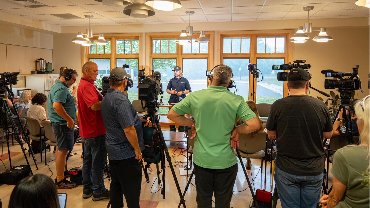 July 15, 2026 Audio from Press Conference on Wildfires in Ely Area