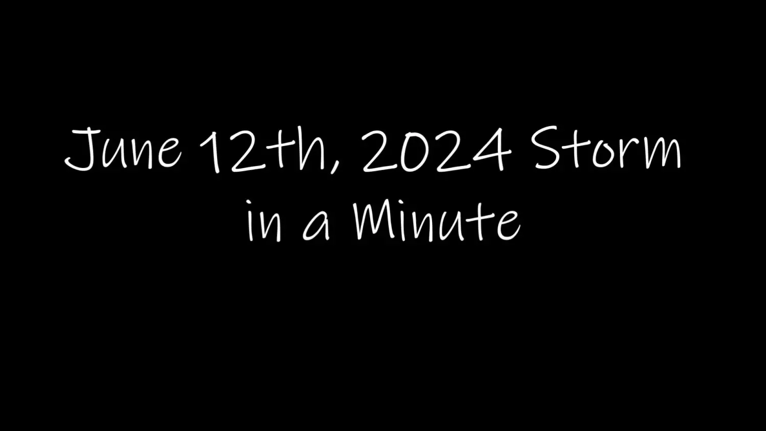 June 12 2024 Storm In A Minute