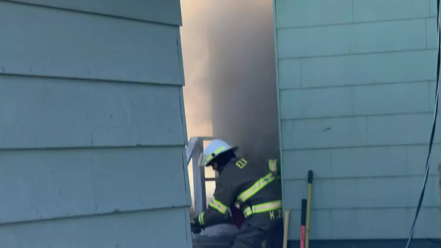 House fire on Harvey Street